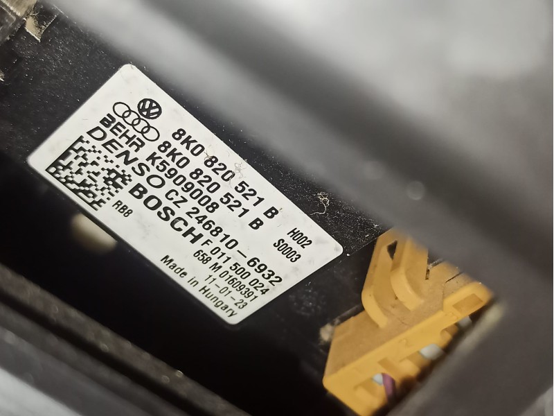 Recambio de ventilador calefaccion para audi a4 ber. (b8) s line sportpaket / plus referencia OEM IAM 8K0820521B  