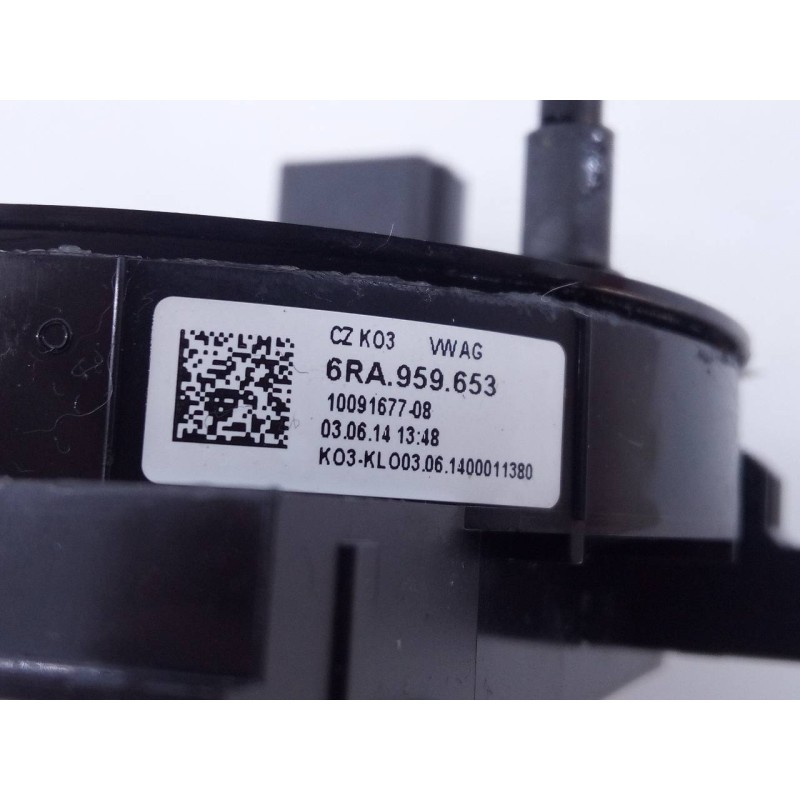 Recambio de anillo airbag para skoda spaceback (5h) active referencia OEM IAM 6RA959653 1009167708 E2-A1-32-7