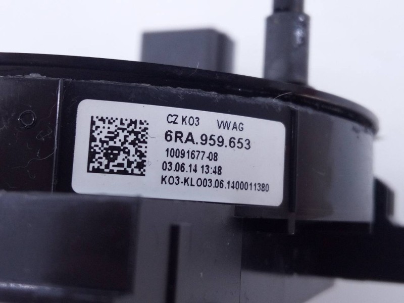 Recambio de anillo airbag para skoda spaceback (5h) active referencia OEM IAM 6RA959653 1009167708 E2-A1-32-7