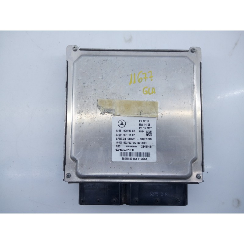 Recambio de centralita motor uce para mercedes-benz clase gla (w156) gla 220 cdi 4-matic (156.905) referencia OEM IAM A651900970