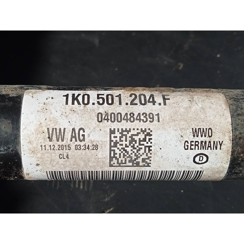 Recambio de transmision trasera derecha para volkswagen tiguan (5n2) r-line 4motion bmt referencia OEM IAM 1K0501204F  P1-B6-12