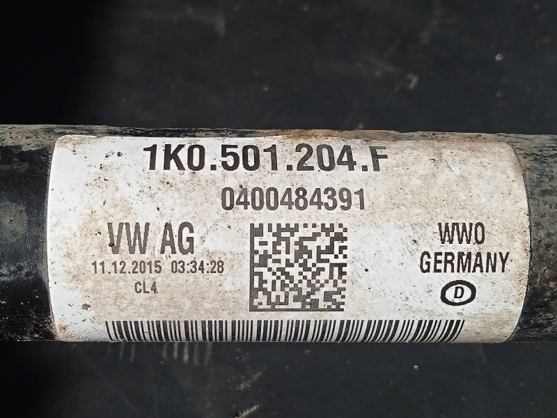 Recambio de transmision trasera derecha para volkswagen tiguan (5n2) r-line 4motion bmt referencia OEM IAM 1K0501204F  P1-B6-12