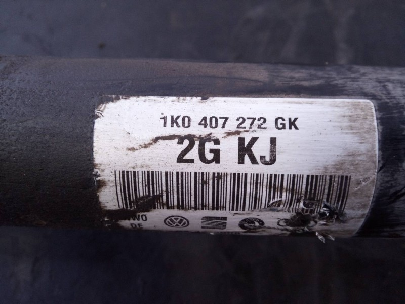 Recambio de transmision delantera derecha para volkswagen golf vi (5k1) cosmo referencia OEM IAM 1K0407272GK  P1-A6-38