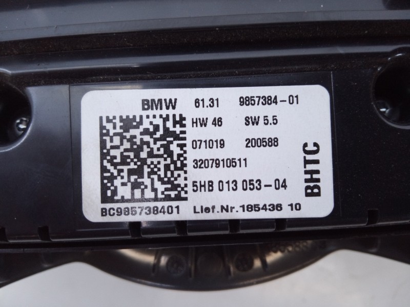 Recambio de mando climatizador para mini cabrio (f57) cooper referencia OEM IAM 985738401 5HB01305304 E3-A2-54-4