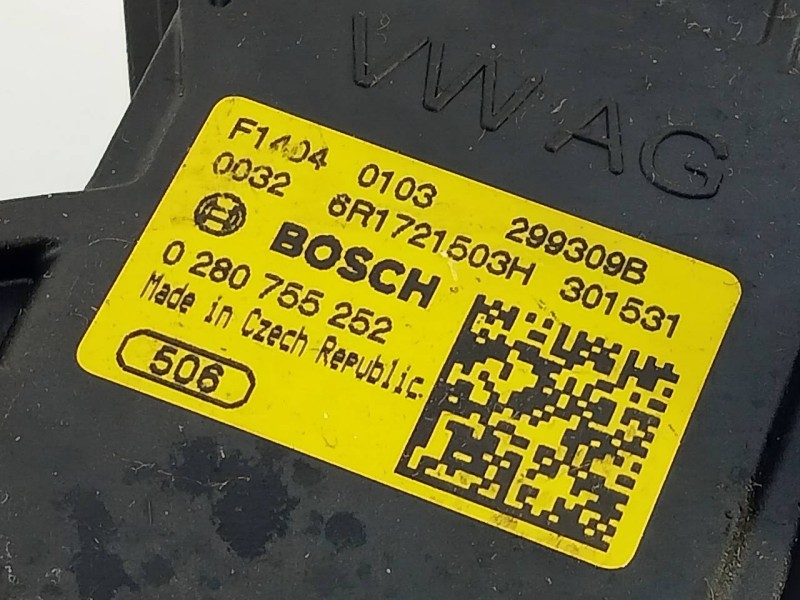 Recambio de pedal acelerador para skoda spaceback (5h) active referencia OEM IAM 6R1721503H 0280755252 E2-A1-30-1