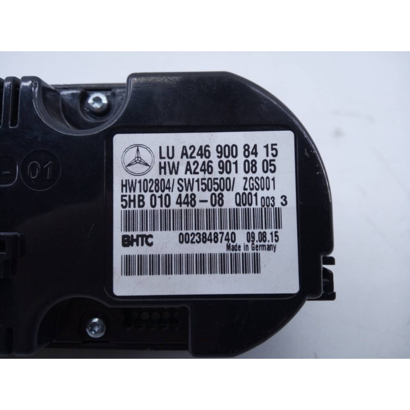 Recambio de mando climatizador para mercedes-benz clase gla (w156) gla 220 cdi 4-matic (156.905) referencia OEM IAM A2469008415 