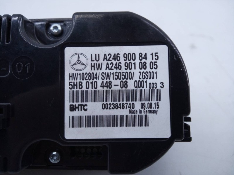 Recambio de mando climatizador para mercedes-benz clase gla (w156) gla 220 cdi 4-matic (156.905) referencia OEM IAM A2469008415 
