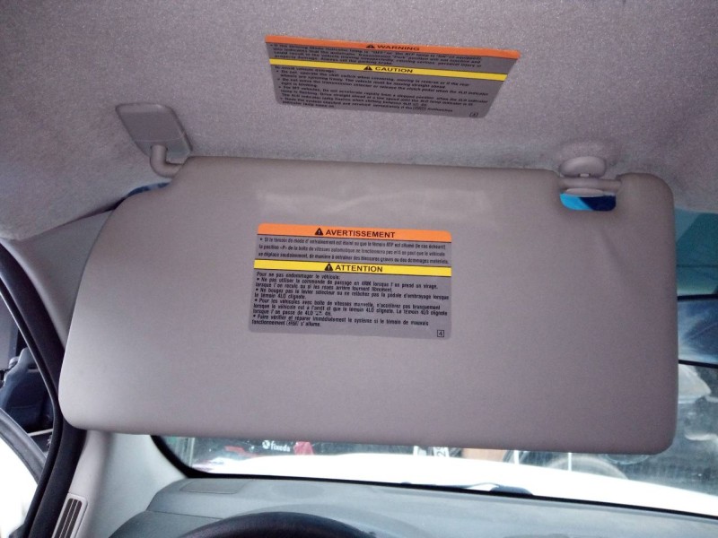 Recambio de parasol izquierdo para nissan navara pick-up (d40m) doble cab fe 4x4 referencia OEM IAM   