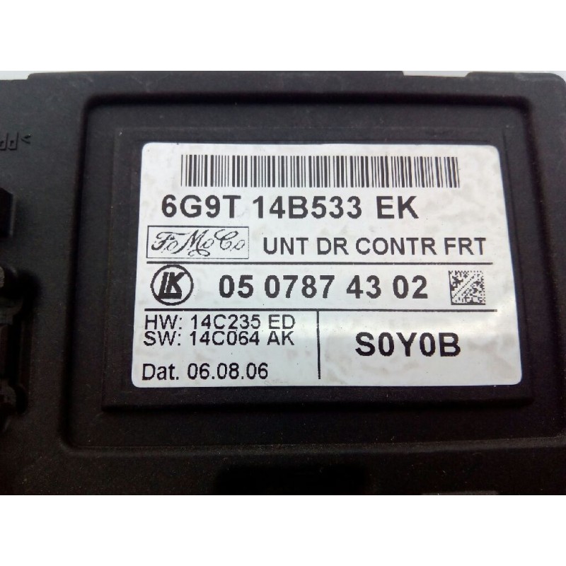 Recambio de modulo confort para ford galaxy (ca1) trend referencia OEM IAM 6G9T14B533 0507874302 E3-B3-24-2