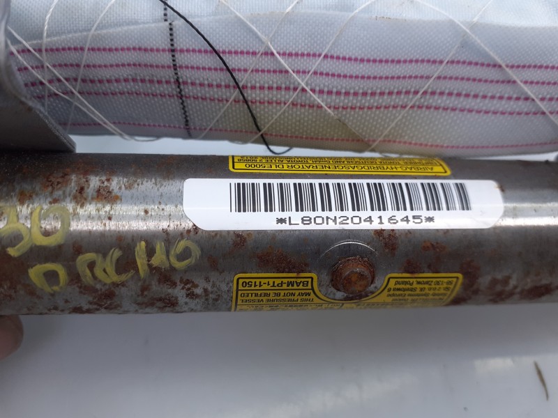 Recambio de airbag cortina delantero derecho para toyota auris hybrid advance referencia OEM IAM 1J1E76612QA2  E3-B2-19-1