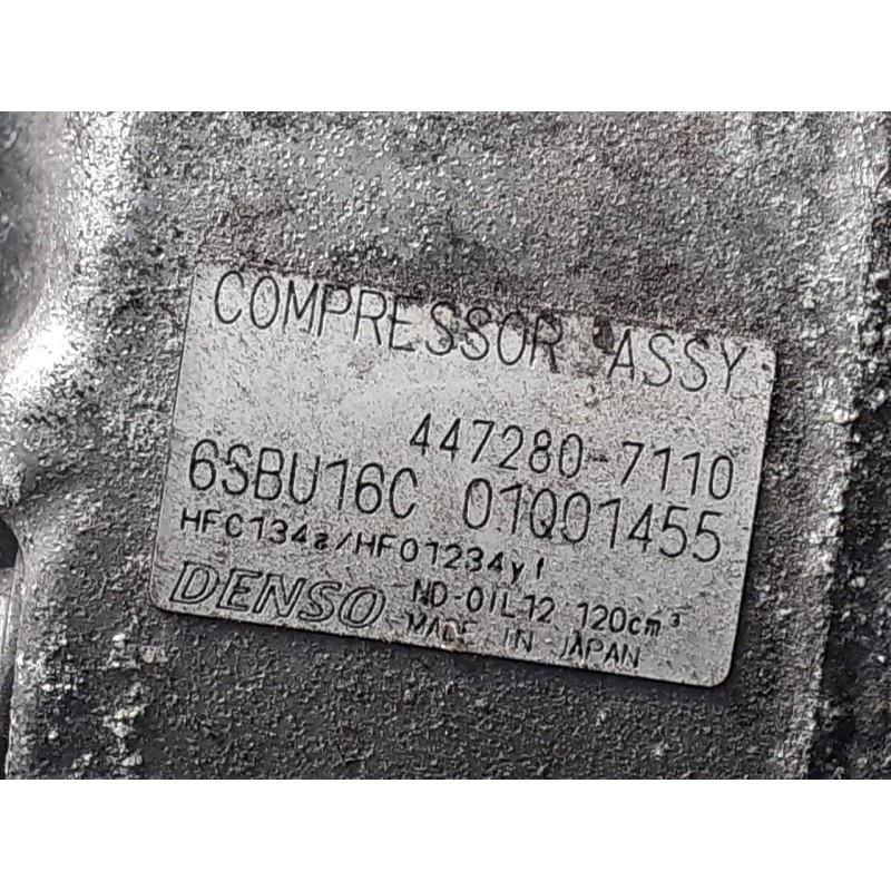 Recambio de compresor aire acondicionado para mercedes-benz clase a (w176) a 180 cdi blueefficiency (176.000) referencia OEM IAM