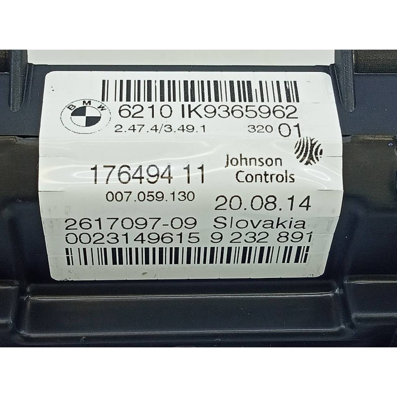 Recambio de cuadro instrumentos para bmw serie 1 lim. (f20) 120d referencia OEM IAM 9232891 261709709 E3-A2-28-4