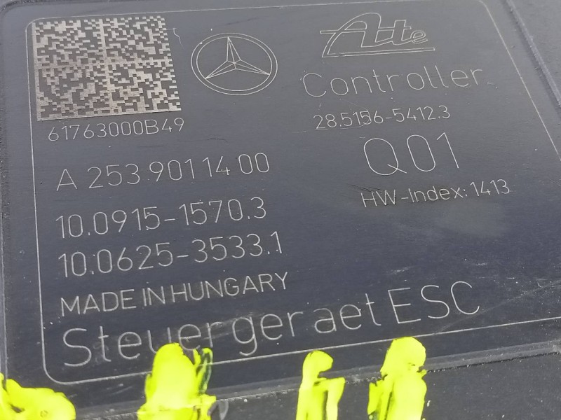 Recambio de abs para mercedes-benz clase c (w205) lim. c 220 bluetec / d (205.004) referencia OEM IAM A2534310200 A2539011400 P3