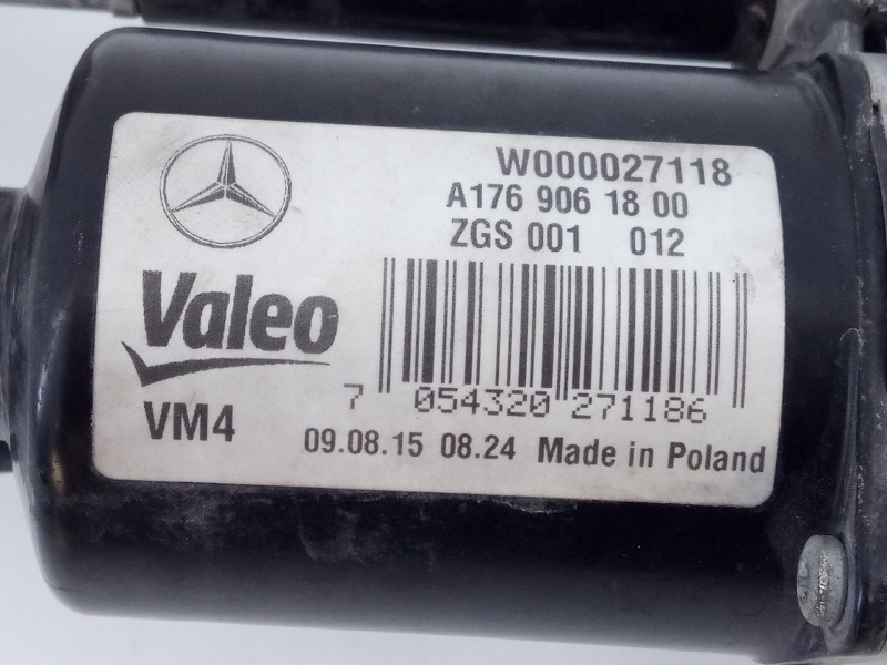 Recambio de motor limpia delantero para mercedes-benz clase gla (w156) gla 220 cdi 4-matic (156.905) referencia OEM IAM A1769061