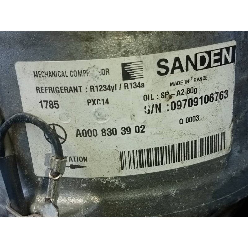 Recambio de compresor aire acondicionado para mercedes-benz clase c (w205) lim. c 220 bluetec / d (205.004) referencia OEM IAM A