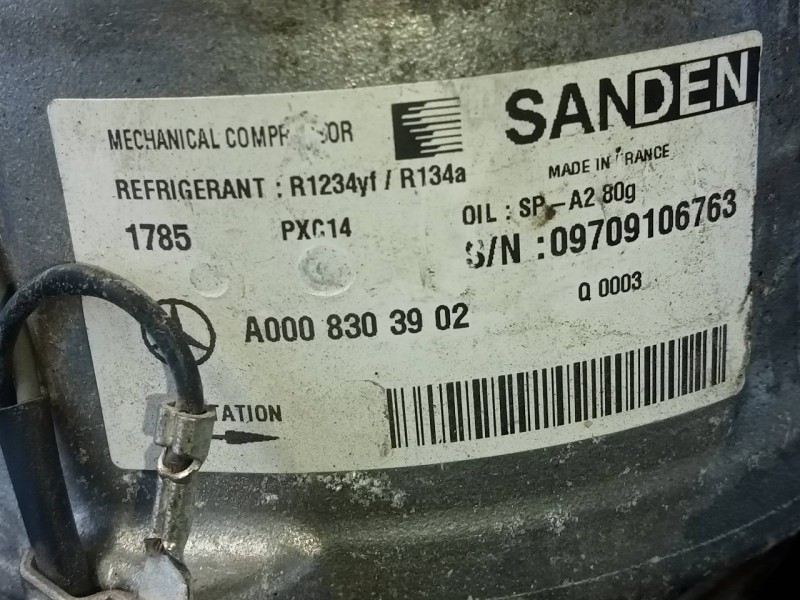 Recambio de compresor aire acondicionado para mercedes-benz clase c (w205) lim. c 220 bluetec / d (205.004) referencia OEM IAM A