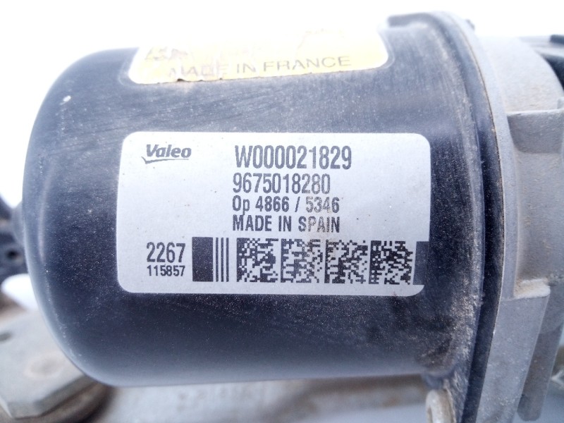 Recambio de motor limpia delantero para citroën c-elysée shine referencia OEM IAM 9675018280 W000021829 E1-A4-32-1