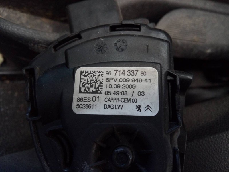Recambio de pedal acelerador para peugeot 308 confort referencia OEM IAM 9671433780 6PV00994941 