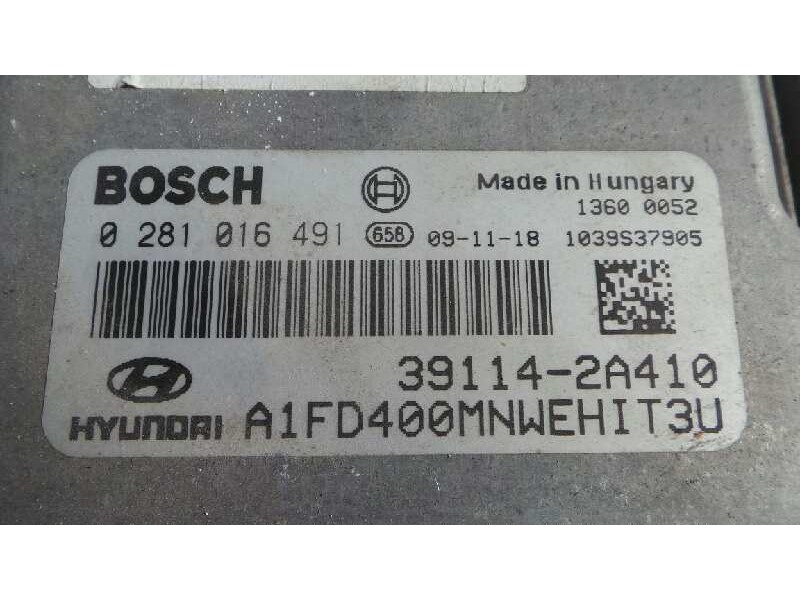 Recambio de centralita motor uce para hyundai i30 1.6 crdi cat referencia OEM IAM 0281016491 391142A410 E2-B5-60-1
