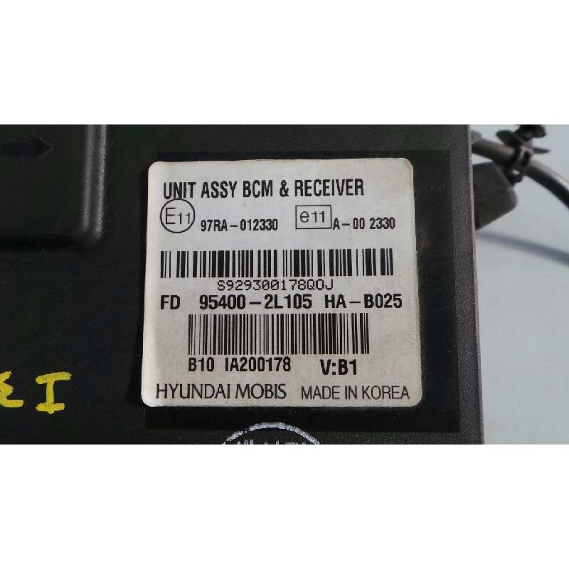 Recambio de modulo electronico para hyundai i30 referencia OEM IAM 954992L105  E2-B5-60-1
