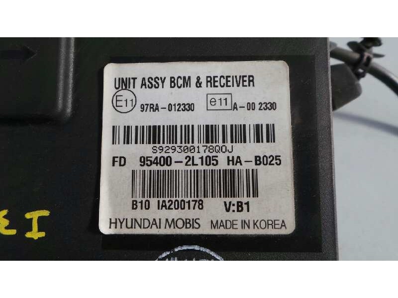 Recambio de modulo electronico para hyundai i30 referencia OEM IAM 954992L105  E2-B5-60-1