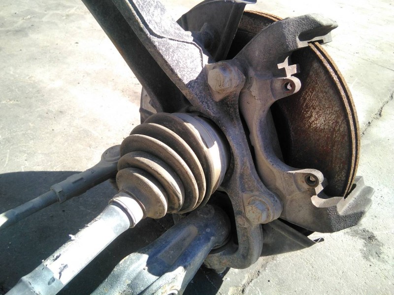 Recambio de mangueta delantera izquierda para volkswagen touareg (7la) tdi r5 referencia OEM IAM 7L6407257A  PV-3-1