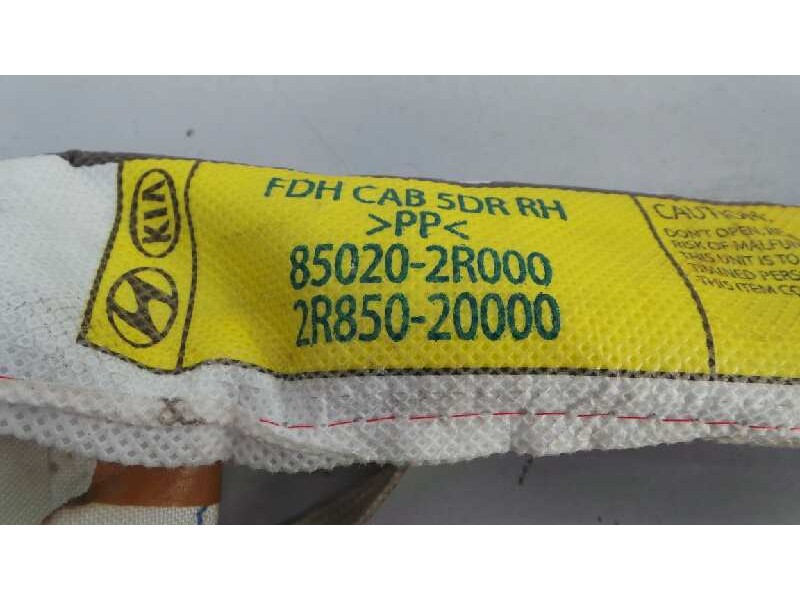 Recambio de airbag cortina delantero derecho para hyundai i30 referencia OEM IAM 850202R000 2R8502000 E2-B5-60-1