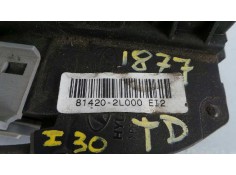Recambio de cerradura puerta trasera derecha para hyundai i30 referencia OEM IAM 814202L000  E2-B5-61-1 2