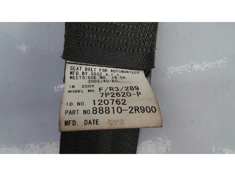 Recambio de cinturon seguridad delantero izquierdo para hyundai i30 referencia OEM IAM 888102R900  E2-B5-60-1