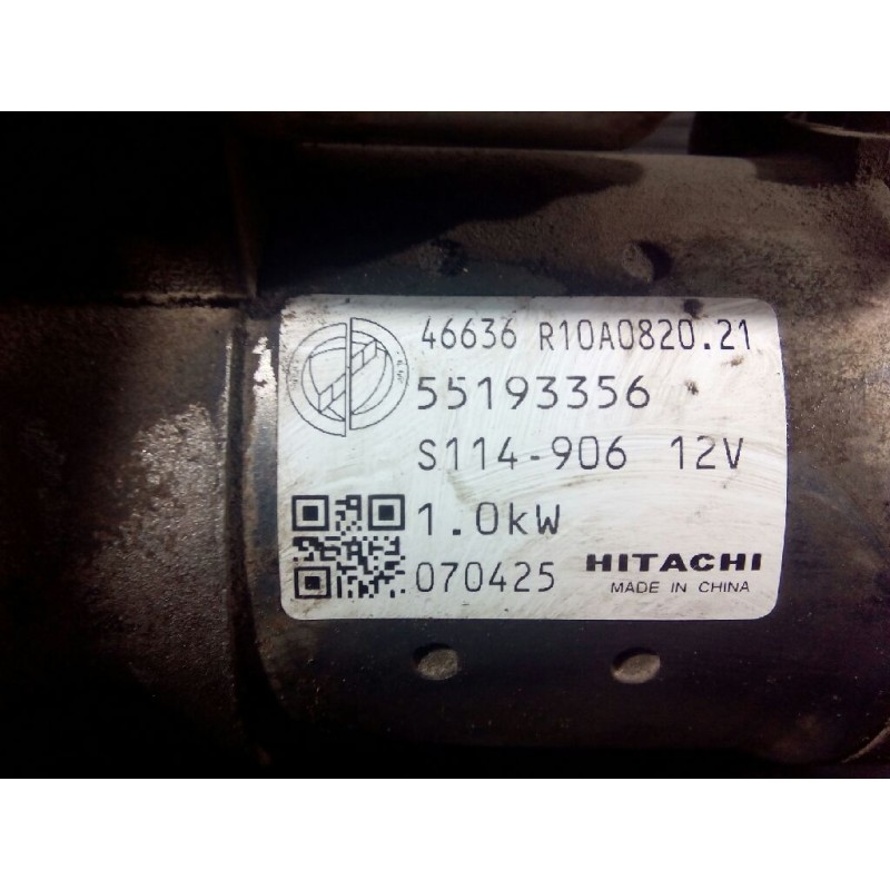Recambio de motor arranque para fiat bravo (198) referencia OEM IAM 55193356 070425 P3-A10-15-3