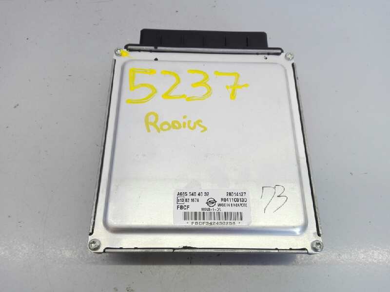 Recambio de centralita motor uce para ssangyong rodius xdi deluxe 4wd referencia OEM IAM A6655404032 R0411C013D E3-A3-18-1