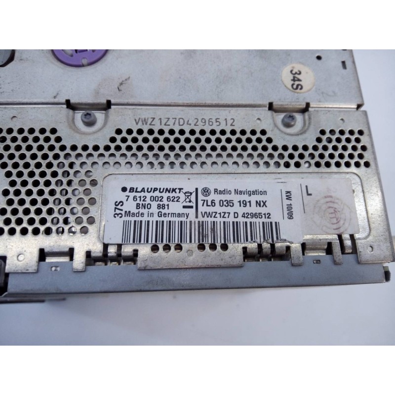 Recambio de sistema navegacion gps para volkswagen touareg (7la) tdi r5 referencia OEM IAM 7L6035191NX  E2-A1-28-7