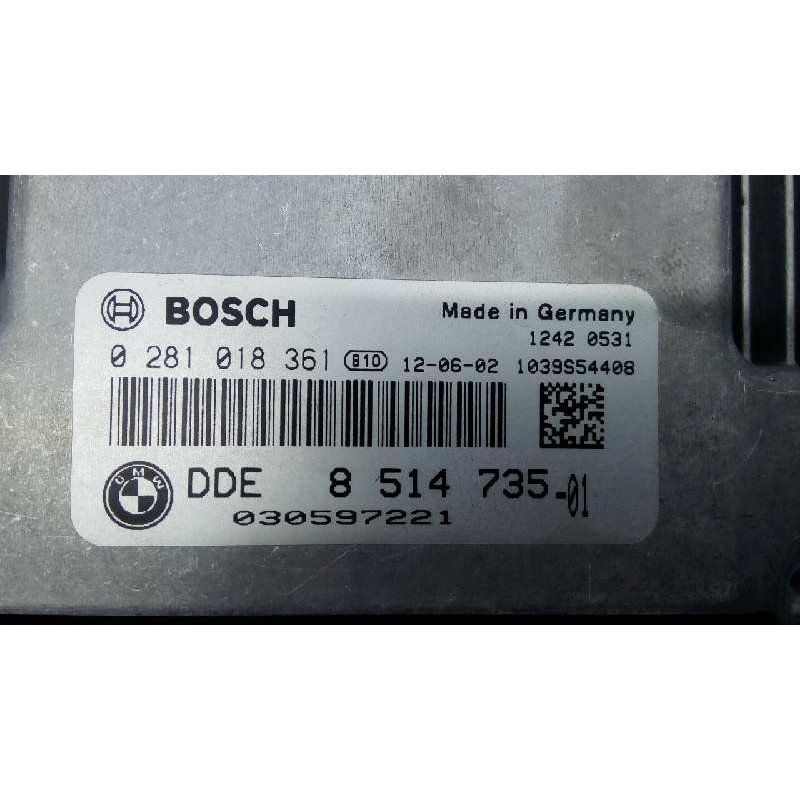 Recambio de centralita motor uce para bmw serie 1 lim. (f20) 116d efficientdynamics edition referencia OEM IAM 851473501 0281018