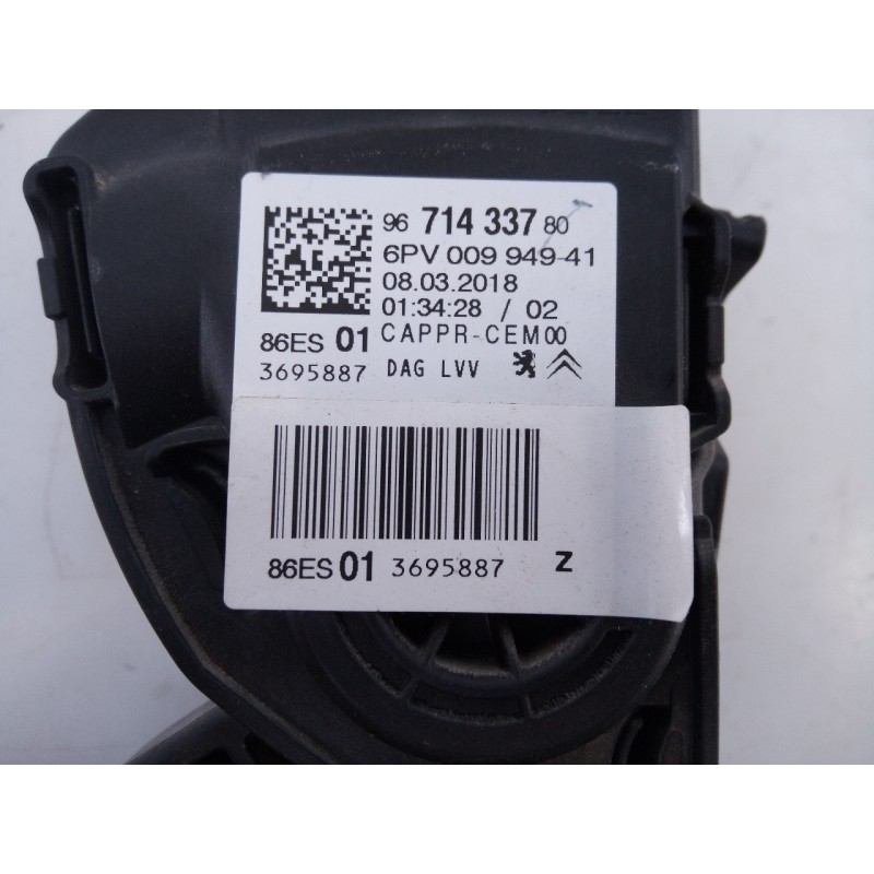 Recambio de pedal acelerador para citroën c-elysée feel referencia OEM IAM 9671433780  E3-B2-26-3