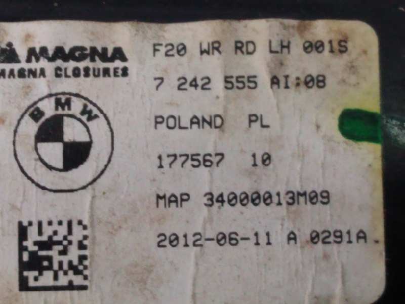Recambio de elevalunas trasero izquierdo para bmw serie 1 lim. (f20) 116d efficientdynamics edition referencia OEM IAM 7242555 3