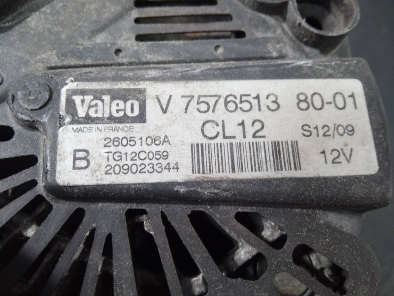 Recambio de alternador para bmw mini (r56) cooper s referencia OEM IAM V75765138001  P3-B5-9-3