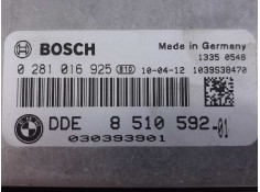 Recambio de centralita motor uce para bmw x1 (e84) xdrive 18d referencia OEM IAM 0281016925 851059201 E3-A2-29-4 2