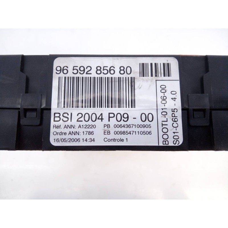 Recambio de caja reles / fusibles para citroën c4 coupe cool referencia OEM IAM 9659285680  E3-B2-35-1