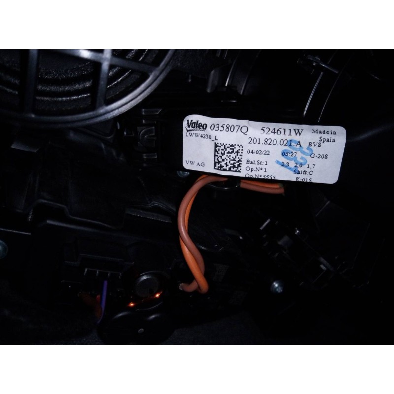 Recambio de ventilador calefaccion para volkswagen t-cross style referencia OEM IAM 201820021A  