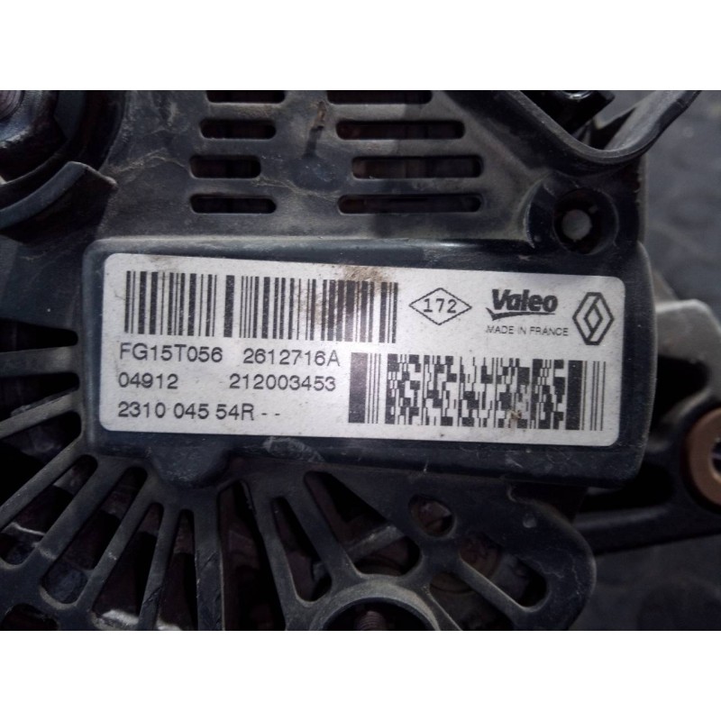Recambio de alternador para renault scenic iii dynamique referencia OEM IAM 231004554R 2120003453 P3-B6-13-5