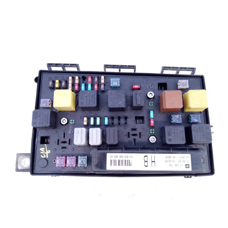 Recambio de caja reles / fusibles para opel astra h berlina cosmo referencia OEM IAM 5DK00866838  E3-A5-23-2