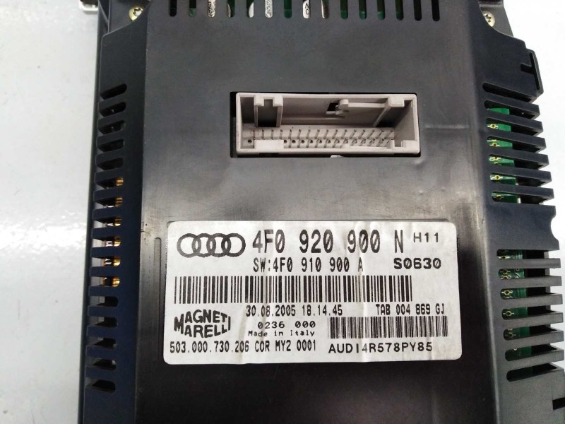 Recambio de cuadro instrumentos para audi a6 berlina (4f2) referencia OEM IAM 4F0920900N  