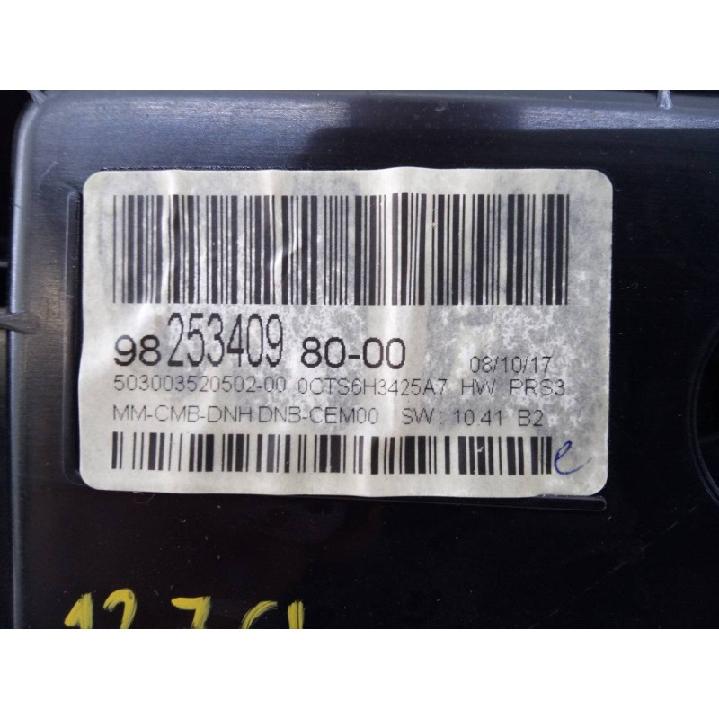 Recambio de cuadro instrumentos para peugeot 3008 suv referencia OEM IAM 9825340980  E3-B2-33-1