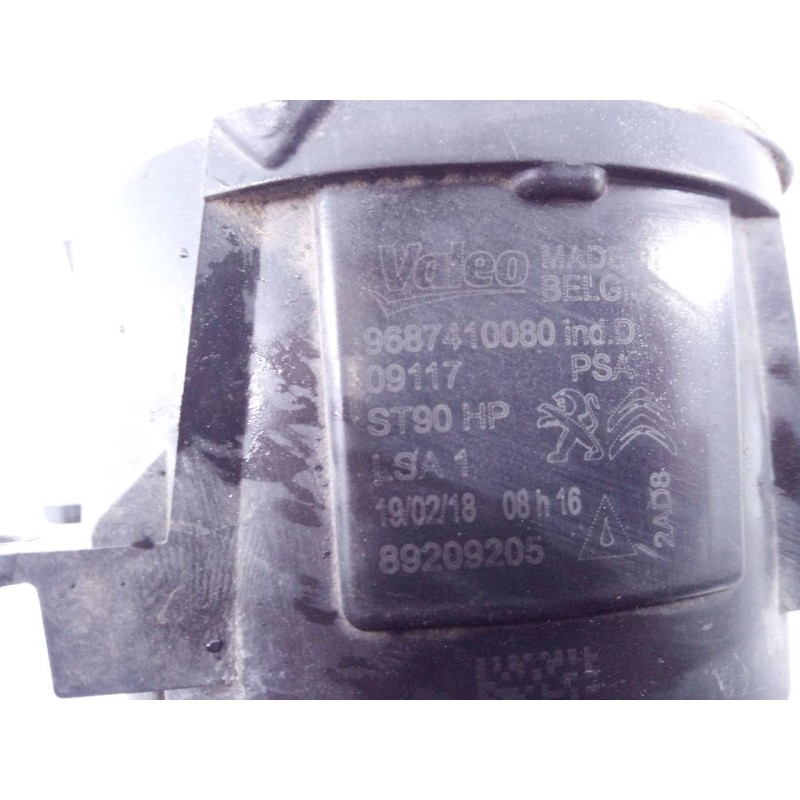 Recambio de faro antiniebla derecho para peugeot 3008 suv referencia OEM IAM 9687470080 89209205 E1-A4-26-1