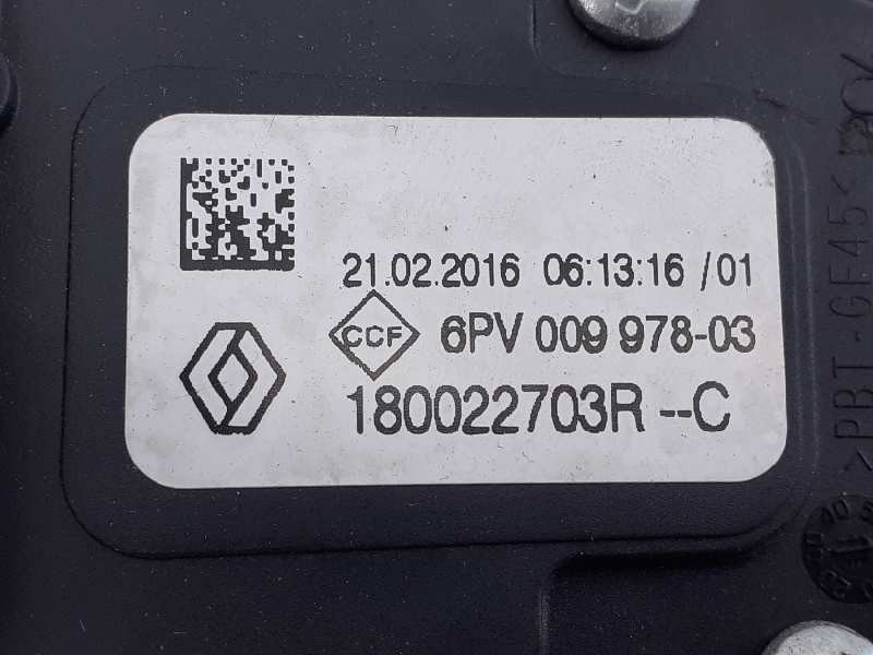 Recambio de pedal acelerador para dacia duster laureate 4x2 referencia OEM IAM 180022703R 6PV00997803 E2-A1-8-8