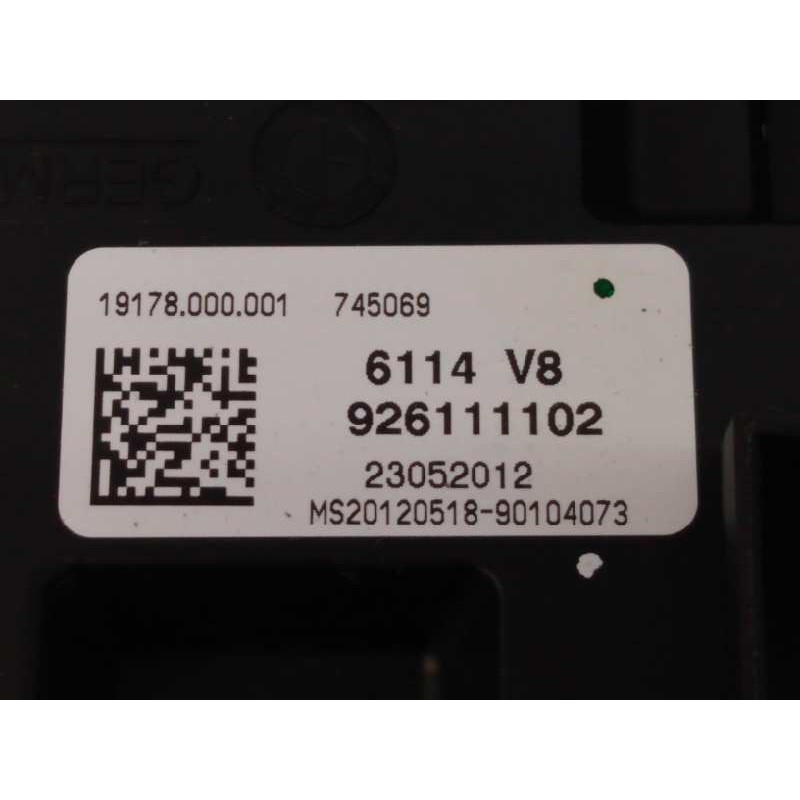 Recambio de caja reles / fusibles para bmw serie 1 lim. (f20) 116d efficientdynamics edition referencia OEM IAM 922815802 926111