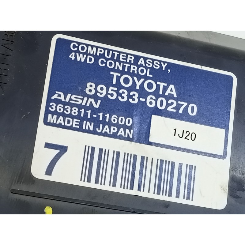 Recambio de modulo electronico para toyota land cruiser (j15) basis referencia OEM IAM 8953360270 36381111600 E3-B2-17-1