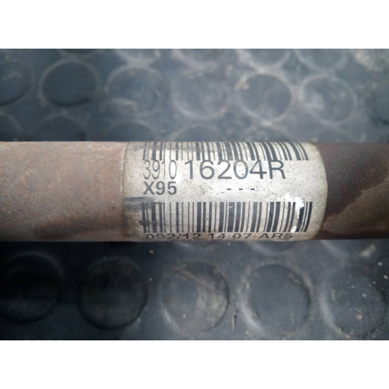 Recambio de transmision delantera izquierda para renault scenic iii dynamique referencia OEM IAM 391016204R  P1-B6-11