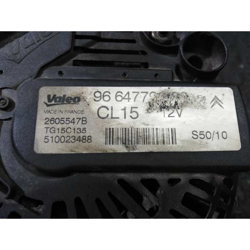 Recambio de alternador para citroën c3 selection referencia OEM IAM 9664779680 510023488 P3-A5-9-1