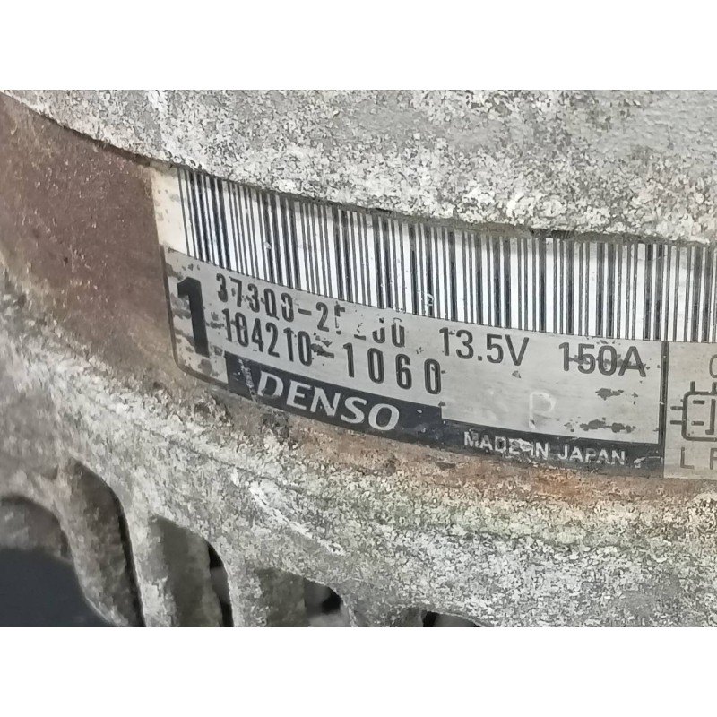 Recambio de alternador para hyundai santa fe (dm) style 4wd referencia OEM IAM 373002F200  P3-A4-3-4